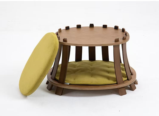 Modern Pet Sofa Solid Oak Wood Pet House for Cats & Dogs Small Animals