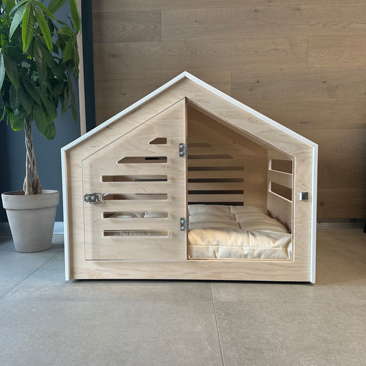 JUNJI Modern Design Dog Crate With Acrylic Door