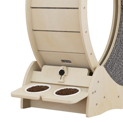 Luxury Modern Wooden Cat Exercise Wheel