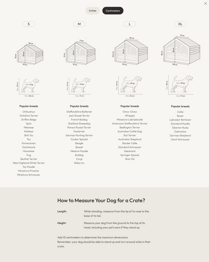 JUNJI Modern Design Dog Crate With Acrylic Door